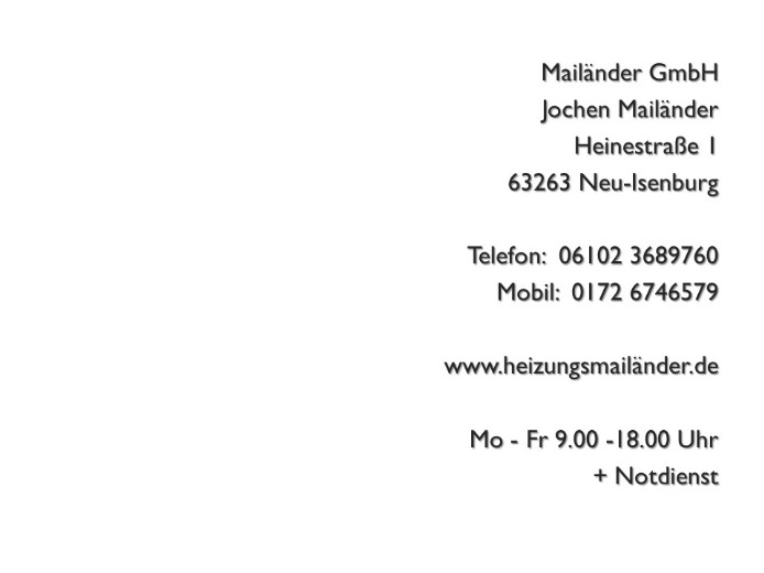 Installateur Neu-Isenburg